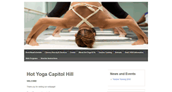 Desktop Screenshot of hotyogacapitolhill.com