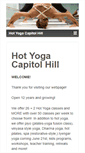 Mobile Screenshot of hotyogacapitolhill.com